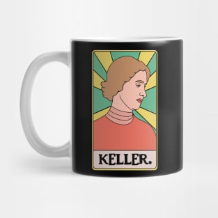 Helen Keller Tarot Card - Female Feminist Novelist Writer Author Literature Read Mug